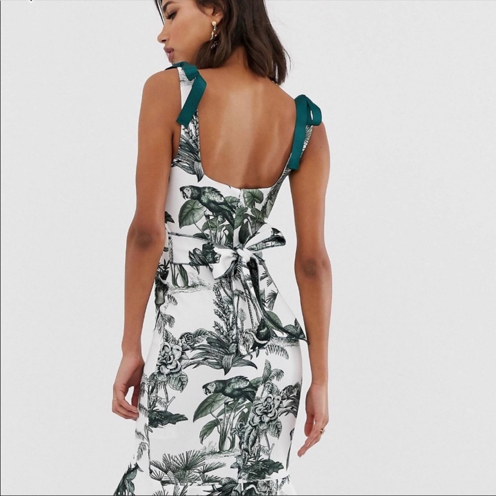 ASOS Botanical Midi Dress